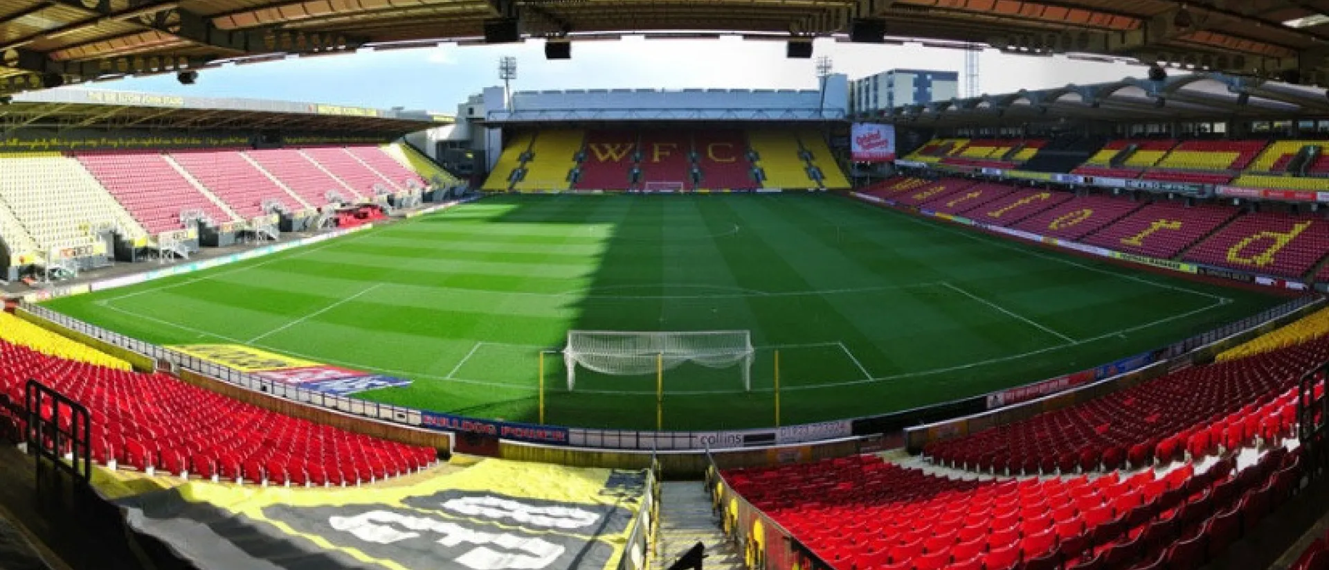 The Watford FC Stadium.