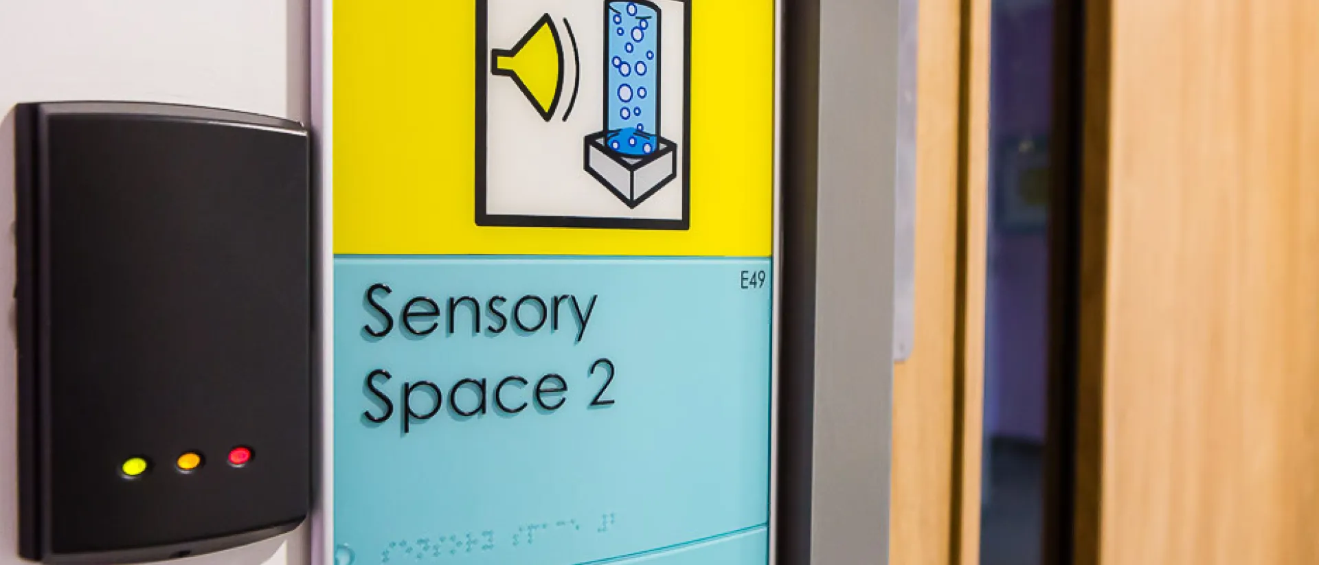 A sensory space sign.