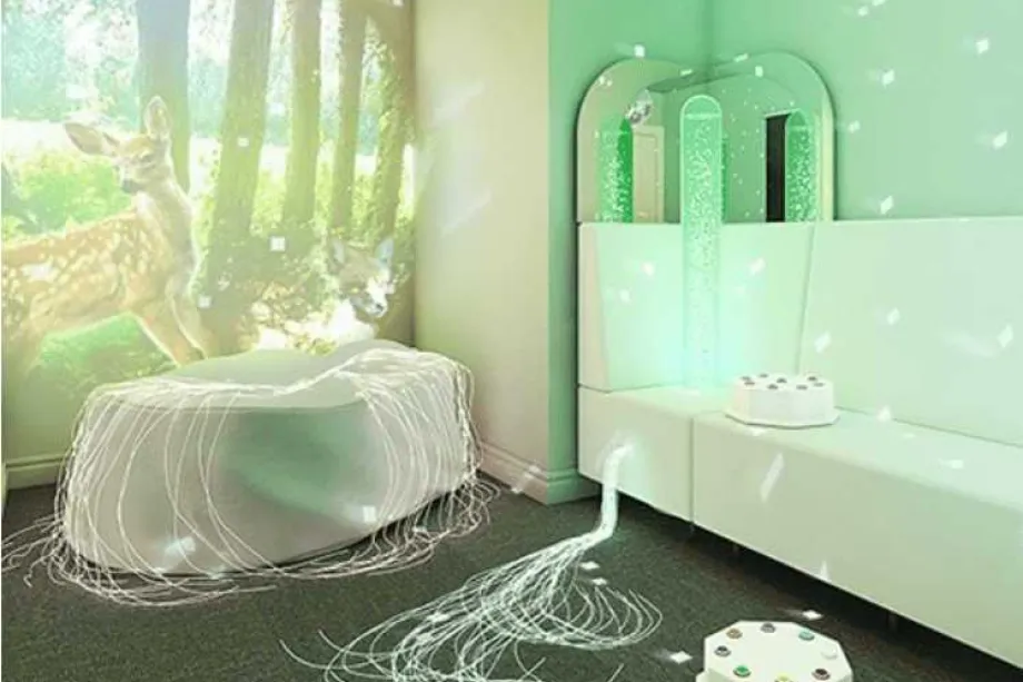 An interactive sensory room example.