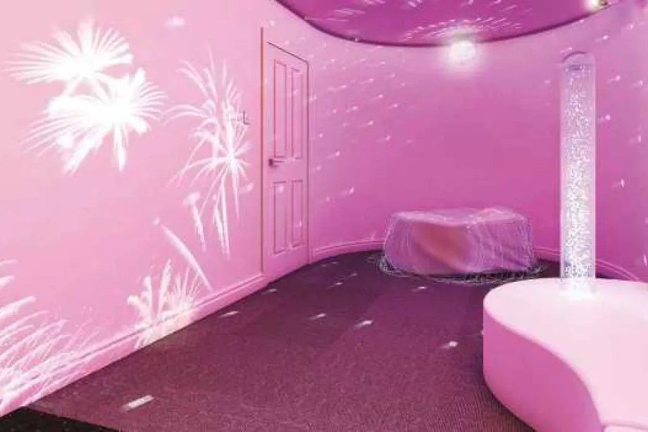 The Wabi sabi calming sensory room.