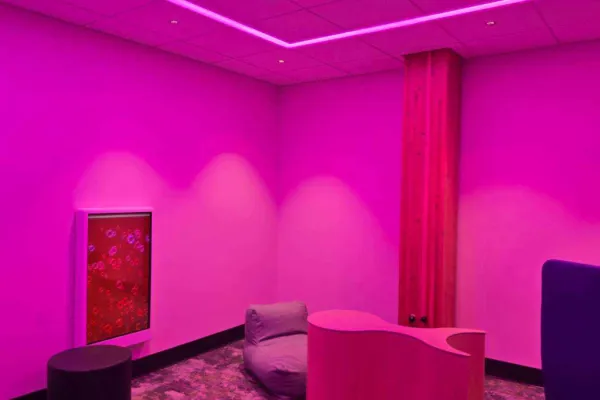 airport sensory room designed for neurodivergent travellers