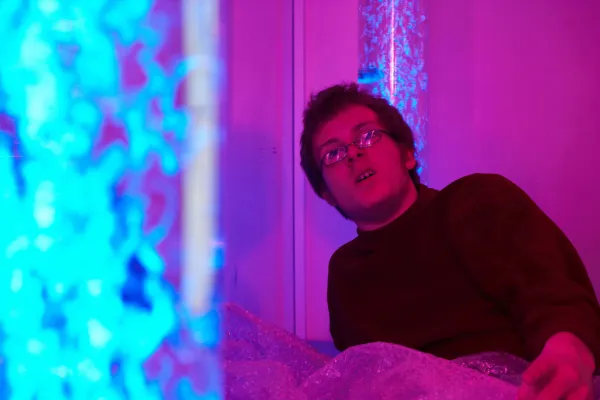 calming sensory room supporting emotional regulation