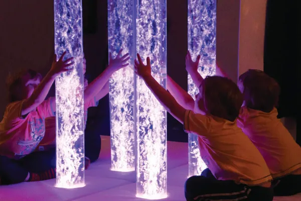 sensory room designed for autism sensory regulation support
