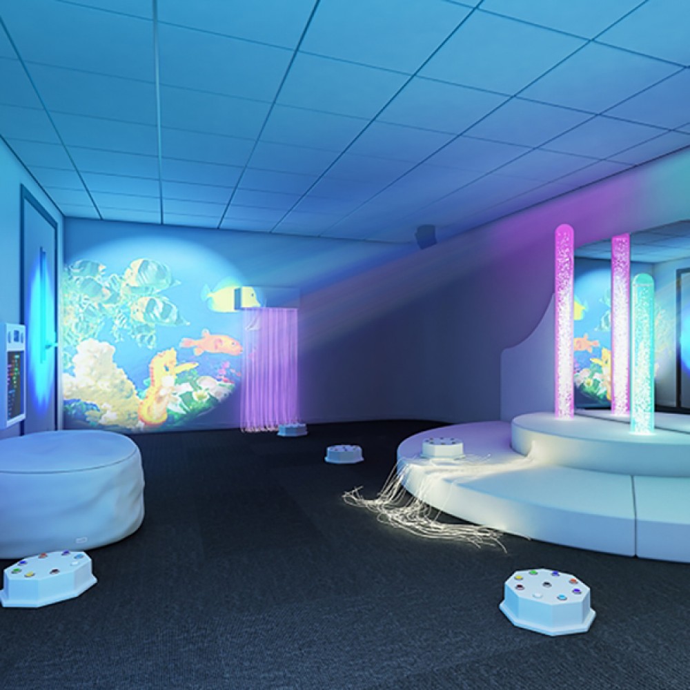 Ocean Adventure Calming Sensory Room - Water on Ceiling 