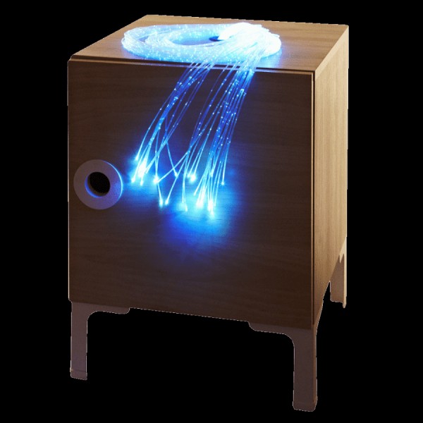 LED Fibre Optic Bedside Cabinet