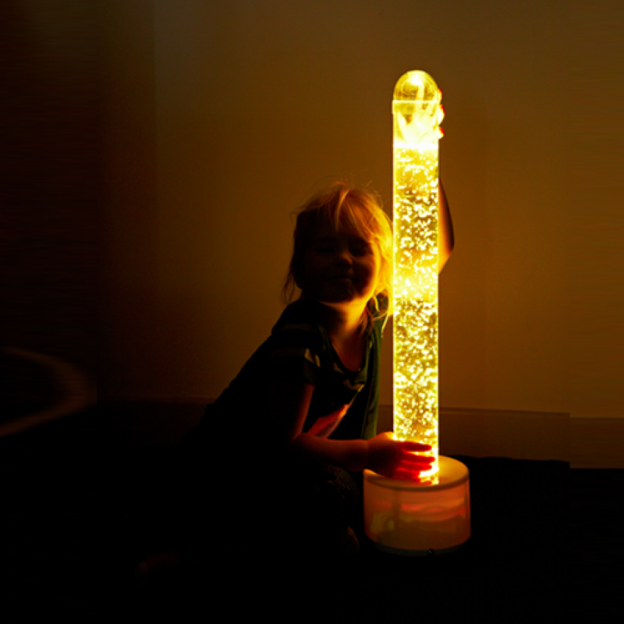 Mini LED interaktivna lampa sa mehurićima