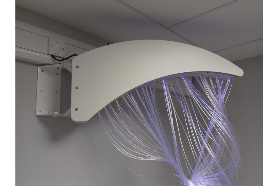 Superactive LED Fibre Optic Wall Cascade