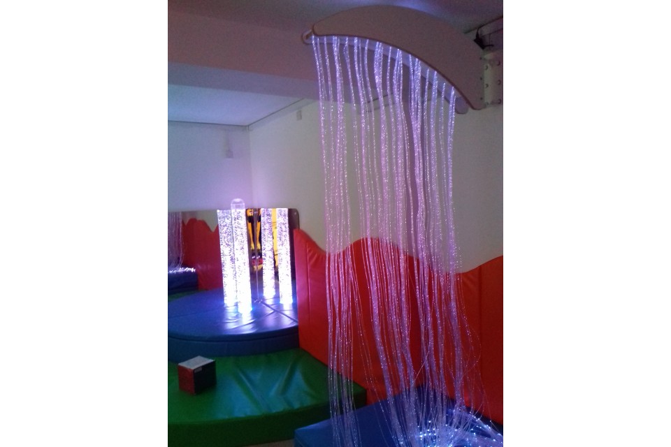 Superactive LED Fibre Optic Wall Cascade