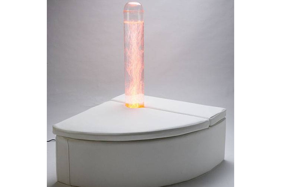 Curved Bubble Tube Plinth